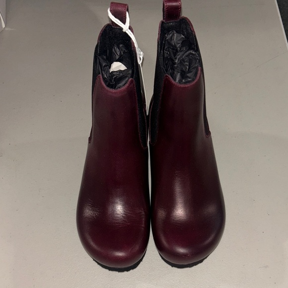 Birkenstock Burgundy Ankle Booties - Picture 1 of 7